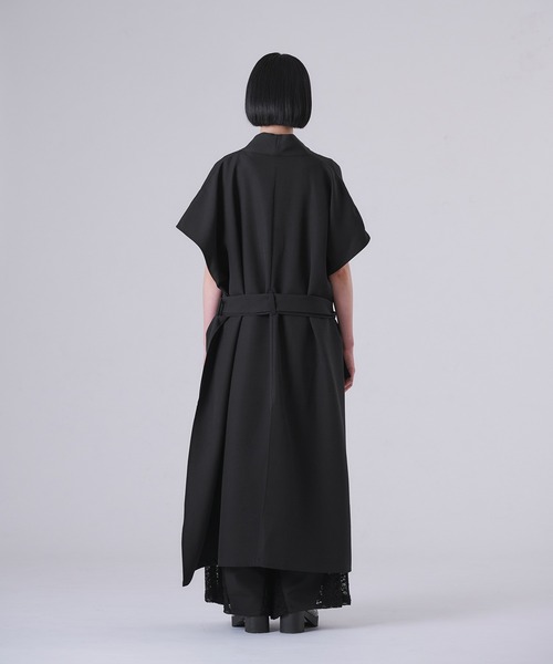 狐独（コドク）の「キモノオビロングジレ/SETUP対応（ベスト・メンズ・ブラック/ライトグレー・LARGE/MEDIUM）」の22枚目の写真