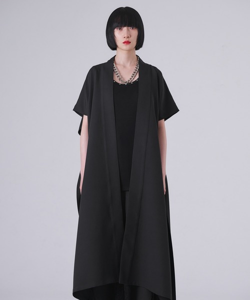 狐独（コドク）の「キモノオビロングジレ/SETUP対応（ベスト・メンズ・ブラック/ライトグレー・LARGE/MEDIUM）」の16枚目の写真