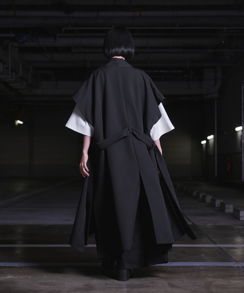 狐独（コドク）の「キモノオビロングジレ/SETUP対応（ベスト・メンズ・ブラック/ライトグレー・LARGE/MEDIUM）」の6枚目の写真