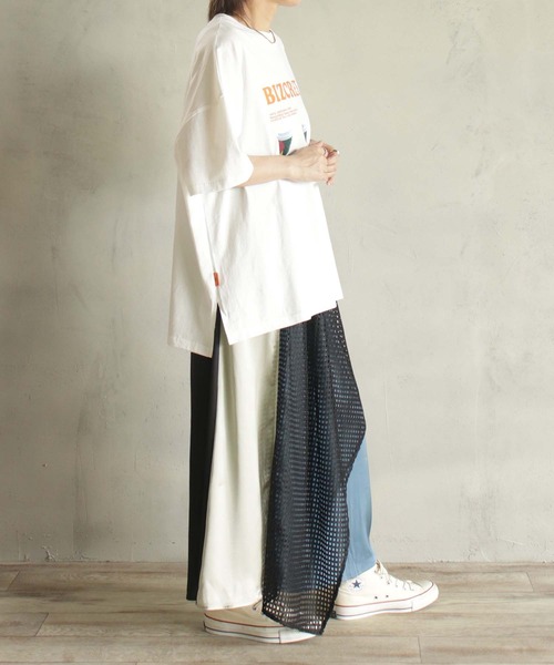 BIZ CREEK(ビズクリーク)の「BIZCREEKロゴT(Tシャツ/カットソー・レディース・グレー/ブラック/ホワイト/ピンク・FREE)」の19枚目の写真
