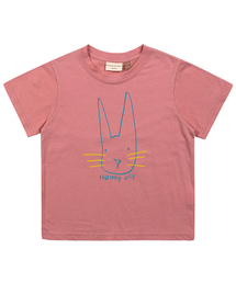 ホピーデイ 半袖Tシャツ インディピンク