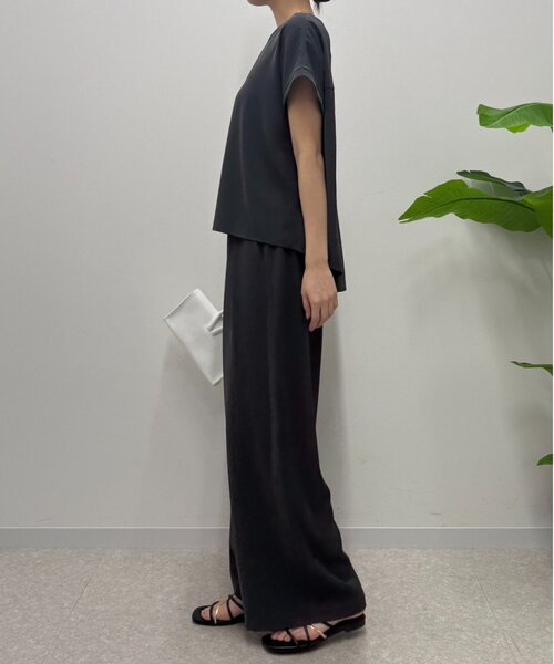 Jena espace merveilleux（ジェナ　エスパスメルヴェイユ）の「スキッパーセットアップ（ワンピース・レディース・ベージュ/チャコールグレー・FREE）」の6枚目の写真