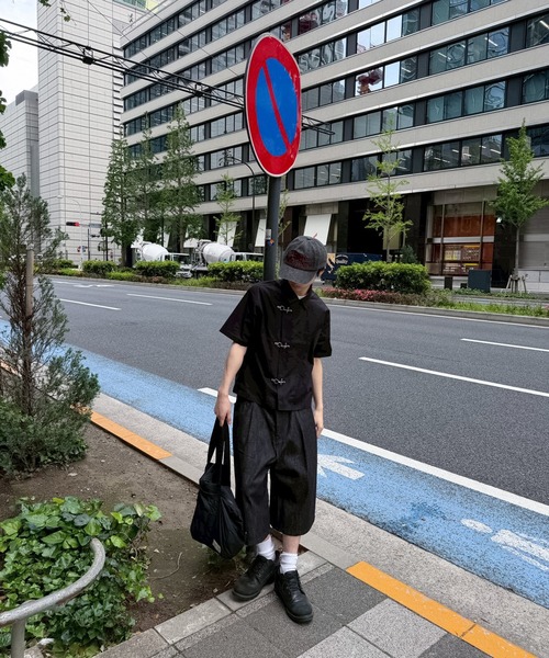 kutir(クティール)の「FIREMAN RIPSTOP NYLON SHIRT/ファイヤーマンリップストップナイロンシャツ(シャツ/ブラウス・メンズ・カーキ/ブラック・MEDIUM/LARGE)」の16枚目の写真