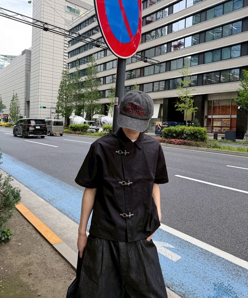 kutir(クティール)の「FIREMAN RIPSTOP NYLON SHIRT/ファイヤーマンリップストップナイロンシャツ(シャツ/ブラウス・メンズ・カーキ/ブラック・MEDIUM/LARGE)」の22枚目の写真