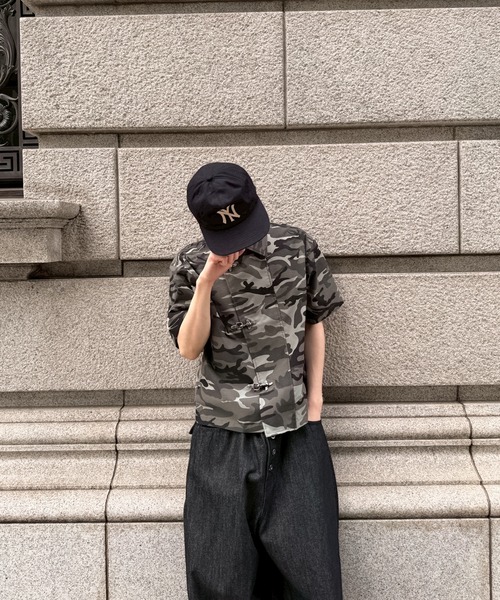 kutir(クティール)の「FIREMAN RIPSTOP NYLON SHIRT/ファイヤーマンリップストップナイロンシャツ(シャツ/ブラウス・メンズ・カーキ/ブラック・MEDIUM/LARGE)」の11枚目の写真