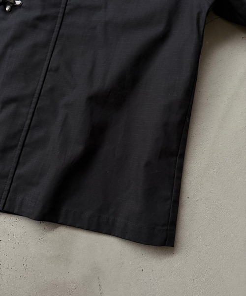 kutir(クティール)の「FIREMAN RIPSTOP NYLON SHIRT/ファイヤーマンリップストップナイロンシャツ(シャツ/ブラウス・メンズ・カーキ/ブラック・MEDIUM/LARGE)」の12枚目の写真