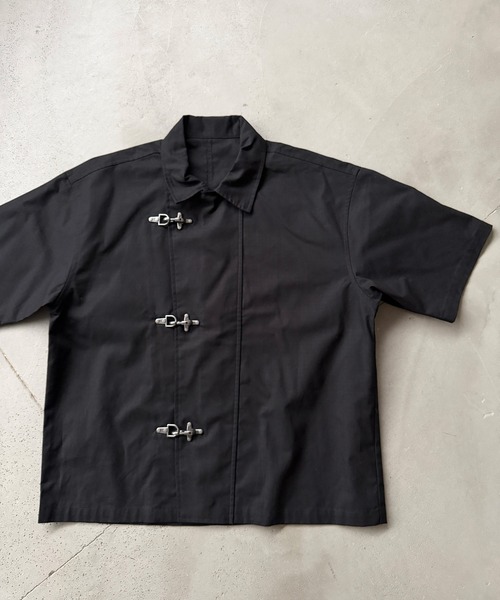 kutir(クティール)の「FIREMAN RIPSTOP NYLON SHIRT/ファイヤーマンリップストップナイロンシャツ(シャツ/ブラウス・メンズ・カーキ/ブラック・MEDIUM/LARGE)」の19枚目の写真