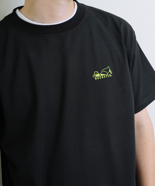 Duckster(ダックスター)の「DUCKSTER TC度詰め天竺 OJISAN3サウナーズ半袖Tシャツ(Tシャツ/カットソー・メンズ・ブラック/ミント/ホワイト/ライトピンク・LARGE/MEDIUM/X-LARGE)」の10枚目の写真