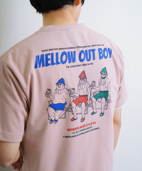Duckster(ダックスター)の「DUCKSTER TC度詰め天竺 OJISAN3サウナーズ半袖Tシャツ(Tシャツ/カットソー・メンズ・ブラック/ミント/ホワイト/ライトピンク・LARGE/MEDIUM/X-LARGE)」の22枚目の写真