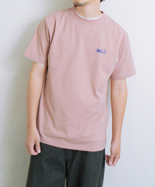 Duckster(ダックスター)の「DUCKSTER TC度詰め天竺 OJISAN3サウナーズ半袖Tシャツ(Tシャツ/カットソー・メンズ・ブラック/ミント/ホワイト/ライトピンク・LARGE/MEDIUM/X-LARGE)」の21枚目の写真