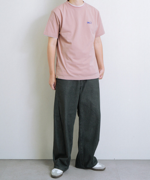 Duckster(ダックスター)の「DUCKSTER TC度詰め天竺 OJISAN3サウナーズ半袖Tシャツ(Tシャツ/カットソー・メンズ・ブラック/ミント/ホワイト/ライトピンク・LARGE/MEDIUM/X-LARGE)」の20枚目の写真