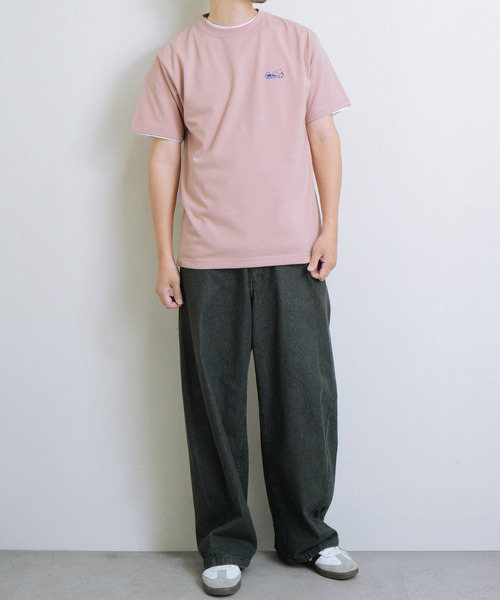 Duckster(ダックスター)の「DUCKSTER TC度詰め天竺 OJISAN3サウナーズ半袖Tシャツ(Tシャツ/カットソー・メンズ・ブラック/ミント/ホワイト/ライトピンク・LARGE/MEDIUM/X-LARGE)」の19枚目の写真
