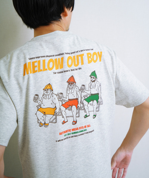 Duckster(ダックスター)の「DUCKSTER TC度詰め天竺 OJISAN3サウナーズ半袖Tシャツ(Tシャツ/カットソー・メンズ・ブラック/ミント/ホワイト/ライトピンク・LARGE/MEDIUM/X-LARGE)」の16枚目の写真