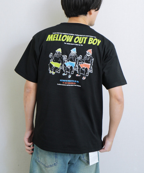 Duckster(ダックスター)の「DUCKSTER TC度詰め天竺 OJISAN3サウナーズ半袖Tシャツ(Tシャツ/カットソー・メンズ・ブラック/ミント/ホワイト/ライトピンク・LARGE/MEDIUM/X-LARGE)」の11枚目の写真