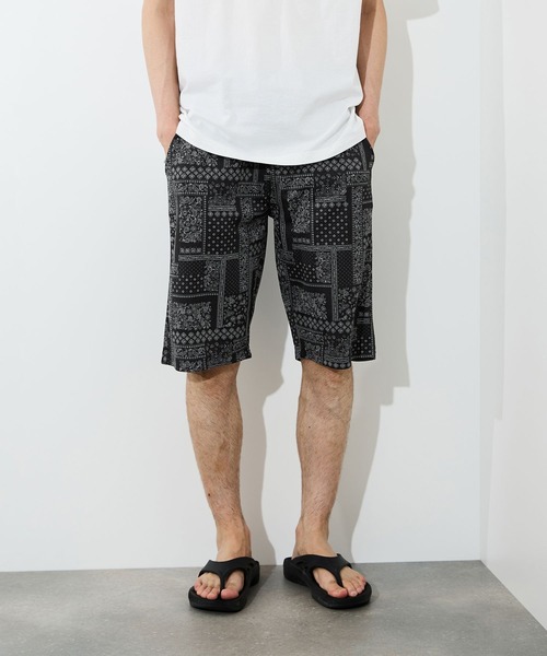 NAVY(ネイビー)の「【SARARI /サラリ】通気性 速乾 モノトーン総柄メッシュショーツ(その他パンツ・メンズ・グリーン系その他/ブラック系その他/ホワイト系1/グレー系その他2/ホワイト系2/グレー系その他・M/L/XL)」の3枚目の写真