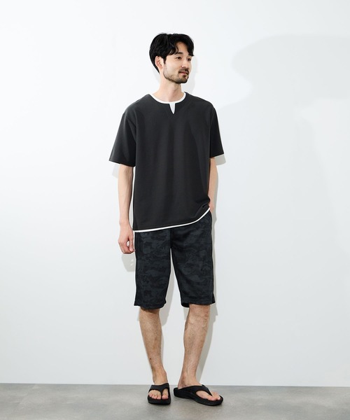 NAVY(ネイビー)の「【SARARI /サラリ】通気性 速乾 モノトーン総柄メッシュショーツ(その他パンツ・メンズ・グリーン系その他/ブラック系その他/ホワイト系1/グレー系その他2/ホワイト系2/グレー系その他・M/L/XL)」の19枚目の写真