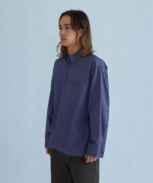 SILAS(サイラス)の「【ARCHIVE】KEN SHIRT(シャツ/ブラウス・メンズ・グレー/ネイビー・L/M)」の2枚目の写真