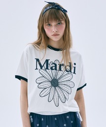 RINGER TSHIRT FLOWERMARDI / リンガー Tシャツ フラワーマルディ