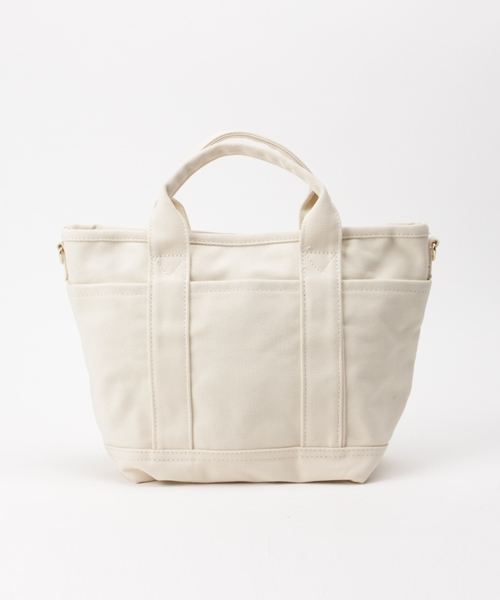 B:MING by BEAMS(ビーミングバイビームス)の「【LEE6月号掲載】ビーミング by ビームス / キャンバス2WAYトートバッグ(トートバッグ・レディース・オフホワイト/その他1・ONE SIZE)」の15枚目の写真