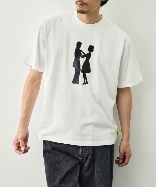 LOOSE JOINTS(ルーズジョインツ)の「【LOOSE JOINTS/ルーズジョインツ】TOMOO GOKITA - SILHOUETTE ROMANCE S/S TEE(Tシャツ/カットソー・メンズ・ブラック/ホワイト・L/M/S)」の2枚目の写真