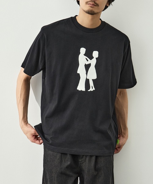 LOOSE JOINTS(ルーズジョインツ)の「【LOOSE JOINTS/ルーズジョインツ】TOMOO GOKITA - SILHOUETTE ROMANCE S/S TEE(Tシャツ/カットソー・メンズ・ブラック/ホワイト・L/M/S)」の3枚目の写真