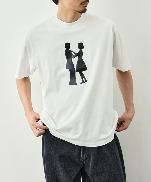 LOOSE JOINTS(ルーズジョインツ)の「【LOOSE JOINTS/ルーズジョインツ】TOMOO GOKITA - SILHOUETTE ROMANCE S/S TEE(Tシャツ/カットソー・メンズ・ブラック/ホワイト・L/M/S)」の10枚目の写真