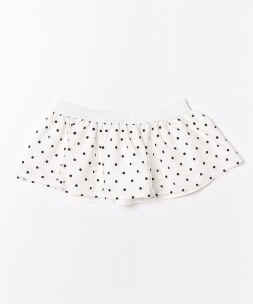 SPINNS（スピンズ）の「ドット柄巻きスカート/ラップスカート/腰巻き/2段（スカート・レディース・ホワイト・ONESIZE）」の2枚目の写真
