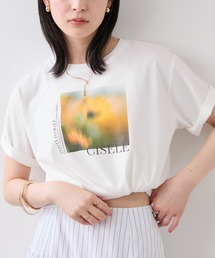 VIS | フォト＆ロゴアソートプリントTシャツ/接触冷感・汗染み防止(Tシャツ/カットソー)
