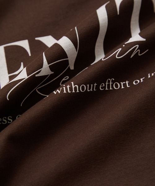 VIS(ビス)の「フォト&ロゴアソートプリントTシャツ/接触冷感・汗染み防止(Tシャツ/カットソー・レディース・ホワイト/ブラウン/ピンク・FREE)」の14枚目の写真