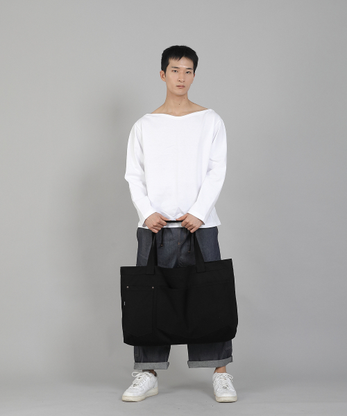 SAINTCREW(セントクルー)の「ダブルペンタゴンポケットEXワイドエコバッグDPP-161ブラック(エコバッグ/サブバッグ・メンズ・その他・フリー)」の14枚目の写真
