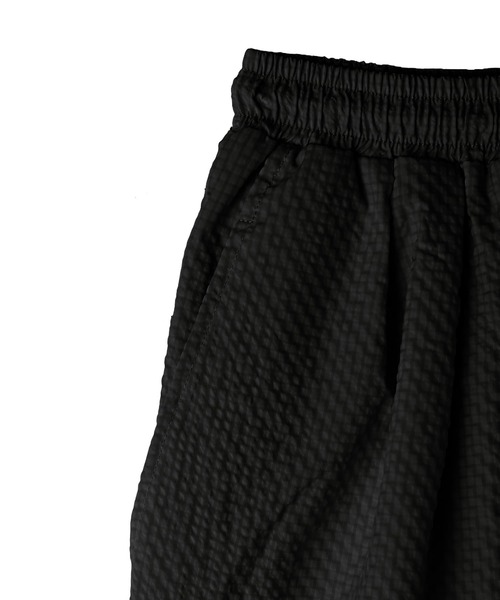 STYLE DELI(スタイルデリ)の「【BLK001】シアーサッカーイージーパンツ(スラックス・レディース・ブラック・FREE)」の9枚目の写真