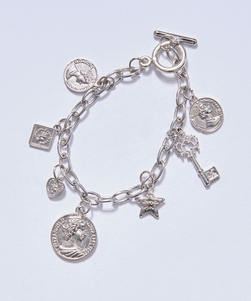 Ellno Loset(エルノロゼット)の「multi charm bracelet/マルチチャームブレスレット(ブレスレット・メンズ・A/B・FREE)」の1枚目の写真
