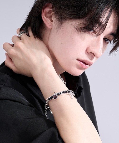 Ellno Loset(エルノロゼット)の「multi charm bracelet/マルチチャームブレスレット(ブレスレット・メンズ・A/B・FREE)」の7枚目の写真