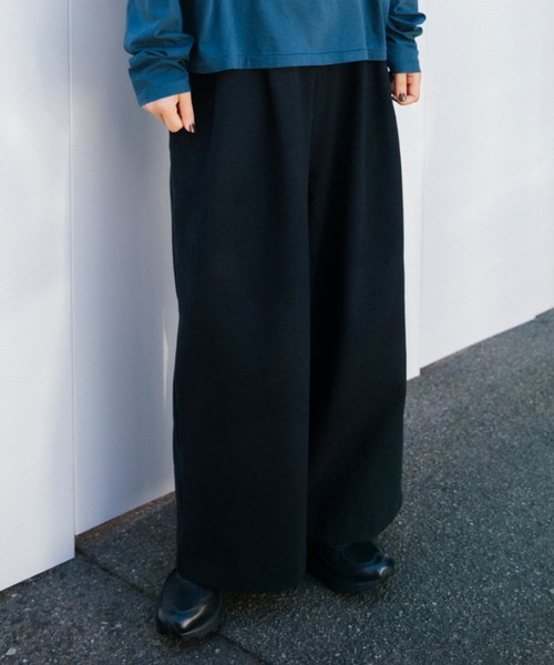 CAROUSE LAMBRA(ケラウズランブラ)の「2TAC WIDE PANTS(その他パンツ・レディース・チャコールグレー/ホワイト/ネイビー・FREE)」の21枚目の写真