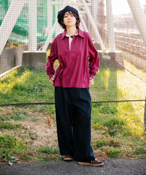 CAROUSE LAMBRA(ケラウズランブラ)の「2TAC WIDE PANTS(その他パンツ・レディース・チャコールグレー/ホワイト/ネイビー・FREE)」の16枚目の写真