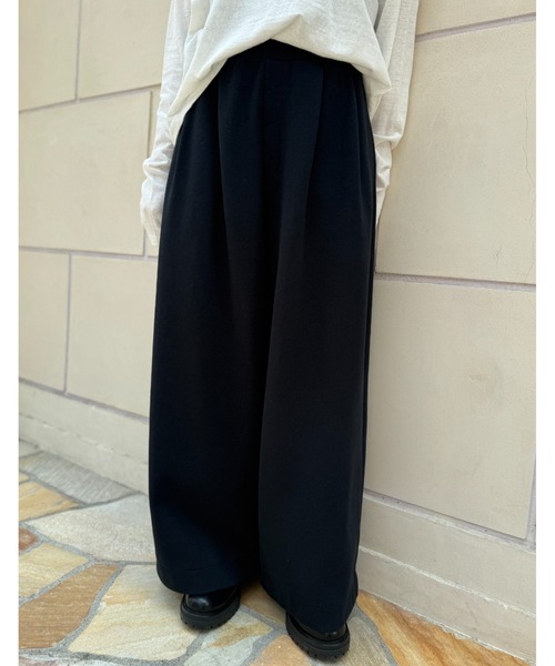 CAROUSE LAMBRA(ケラウズランブラ)の「2TAC WIDE PANTS(その他パンツ・レディース・チャコールグレー/ホワイト/ネイビー・FREE)」の22枚目の写真