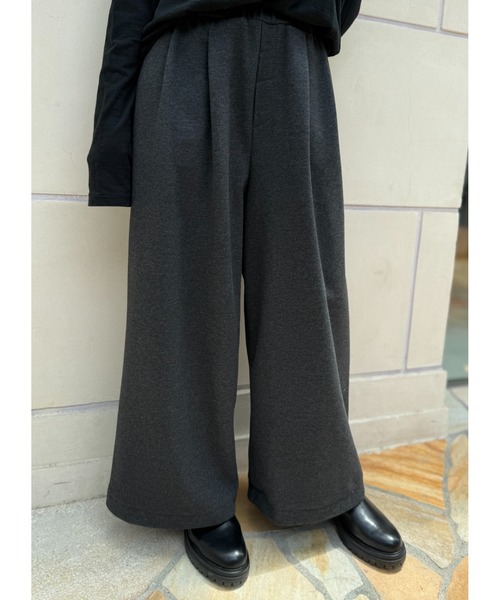 CAROUSE LAMBRA(ケラウズランブラ)の「2TAC WIDE PANTS(その他パンツ・レディース・チャコールグレー/ホワイト/ネイビー・FREE)」の13枚目の写真