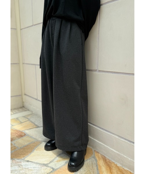 CAROUSE LAMBRA(ケラウズランブラ)の「2TAC WIDE PANTS(その他パンツ・レディース・チャコールグレー/ホワイト/ネイビー・FREE)」の14枚目の写真