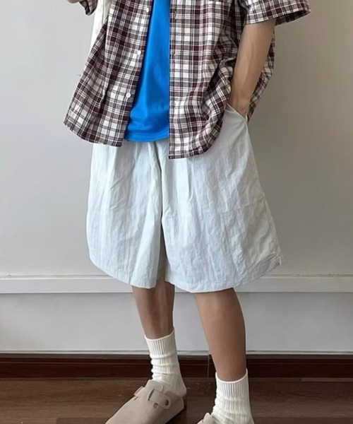 B.R.U(ブル)の「ナイロンハーフパンツ(その他パンツ・メンズ・グレー/ネイビー/オフホワイト・FREE)」の9枚目の写真