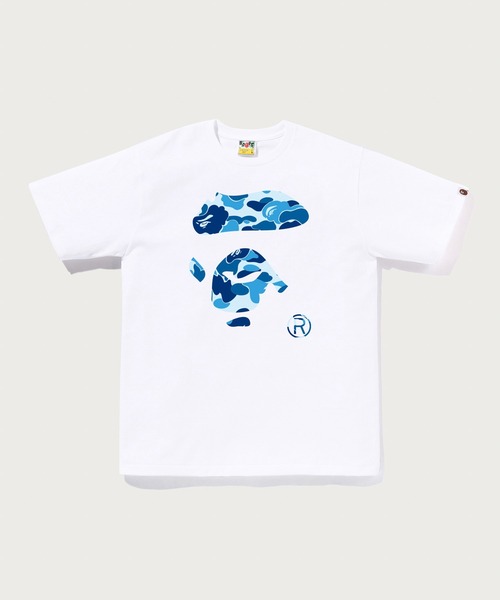 A BATHING APE(アベイシングエイプ)の「ABC CAMO APE FACE TEE(Tシャツ/カットソー・メンズ・ブラック×ブルー/ホワイト×グリーン/ブラック×ピンク/ブラック×グリーン/ホワイト×ピンク/ホワイト×ブルー・MEDIUM/XX-LARGE/X-LARGE/SMALL/LARGE/XXX-LARGE)」の3枚目の写真