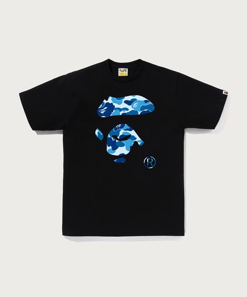 A BATHING APE(アベイシングエイプ)の「ABC CAMO APE FACE TEE(Tシャツ/カットソー・メンズ・ブラック×ブルー/ホワイト×グリーン/ブラック×ピンク/ブラック×グリーン/ホワイト×ピンク/ホワイト×ブルー・MEDIUM/XX-LARGE/X-LARGE/SMALL/LARGE/XXX-LARGE)」の4枚目の写真