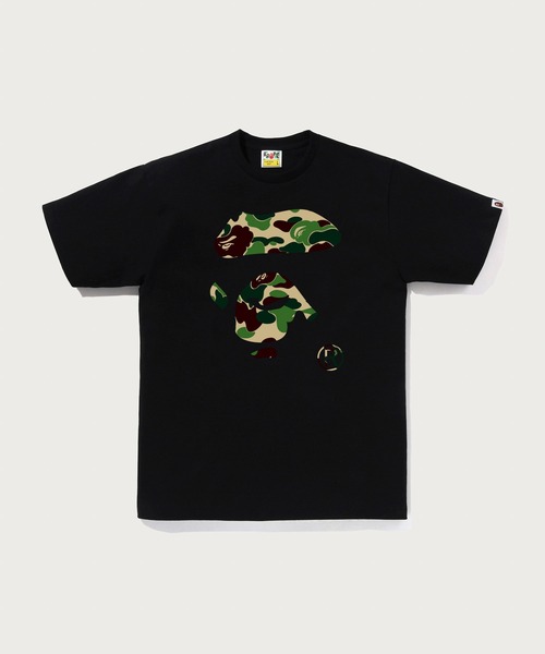 A BATHING APE(アベイシングエイプ)の「ABC CAMO APE FACE TEE(Tシャツ/カットソー・メンズ・ブラック×ブルー/ホワイト×グリーン/ブラック×ピンク/ブラック×グリーン/ホワイト×ピンク/ホワイト×ブルー・MEDIUM/XX-LARGE/X-LARGE/SMALL/LARGE/XXX-LARGE)」の5枚目の写真