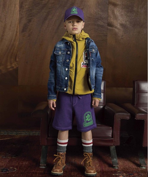 DSQUARED2(ディースクエアード)の「DSQUARED2(ディースクエアード)Kids & Junior キャップ(キャップ・キッズ・ブルー・Ⅲ/Ⅱ/Ⅰ)」の2枚目の写真