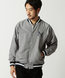 BEAMS | ◇CHAMPION × BEAMS / 別注 NY ベースボールジャケット(ブルゾン)
