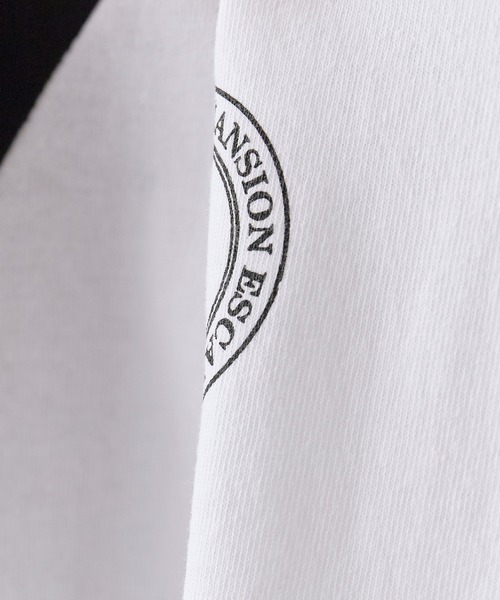Chick(チック)の「Printed Design Raglan-Sleeve Cropped T-Shirt / プリントデザイン ラグランスリーブ クロップド丈Tシャツ スポーティ 韓国 2026年 夏 夏服 レディース(Tシャツ/カットソー・レディース・ブラック/ネイビー/レッド・FREE)」の15枚目の写真