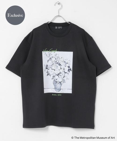 SENSE OF PLACE by URBAN RESEARCH(センスオブプレイスバイアーバンリサーチ)の「『別注』『イージーケア/接触冷感』The Met×SENSE OF PLACE S/S T-SHIRTS(Gogh)A(Tシャツ/カットソー・メンズ・レッド/ブラック/ホワイト・MEDIUM/LARGE)」の3枚目の写真
