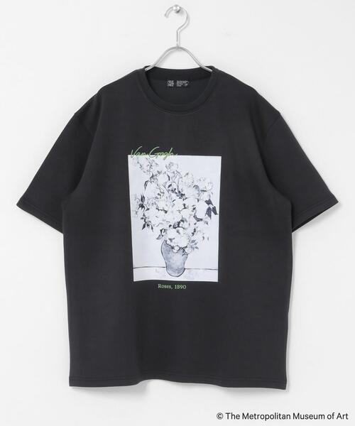 SENSE OF PLACE by URBAN RESEARCH(センスオブプレイスバイアーバンリサーチ)の「『別注』『イージーケア/接触冷感』The Met×SENSE OF PLACE S/S T-SHIRTS(Gogh)A(Tシャツ/カットソー・メンズ・レッド/ブラック/ホワイト・MEDIUM/LARGE)」の6枚目の写真