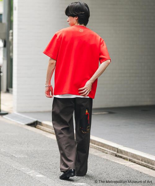 SENSE OF PLACE by URBAN RESEARCH(センスオブプレイスバイアーバンリサーチ)の「『別注』『イージーケア/接触冷感』The Met×SENSE OF PLACE S/S T-SHIRTS(Gogh)A(Tシャツ/カットソー・メンズ・レッド/ブラック/ホワイト・MEDIUM/LARGE)」の16枚目の写真