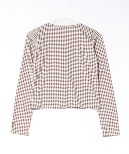 ROXY(ロキシー)の「ROXY/ロキシー 長袖Tシャツ 2WAY カーディガン RDK264604T(Tシャツ/カットソー・レディース・ブラック/ブラウン/ホワイト・L/M)」の14枚目の写真