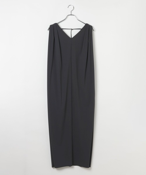 HEREIAM(ヘレイアム)の「【HEREIAM】ハイストレッチタックワンピース(ワンピース・レディース・ブラック/モスグリーン・MEDIUM/SMALL)」の13枚目の写真